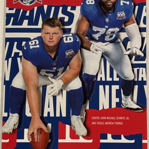 NY GIANTS NFL FOOTBALL MEMORABILIA TOWEL, TOM COUGHLIN BOBBLEHEAD, GAME PROG - Picture 5 of 5